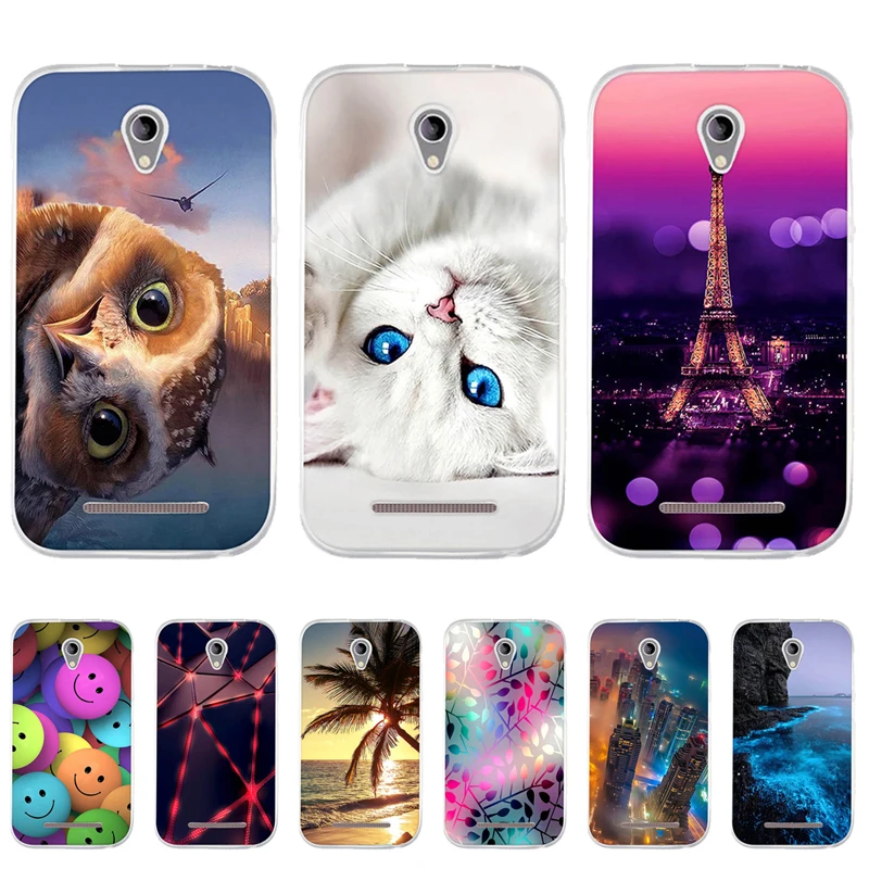 

Case For ZTE Blade L110 Back Silicone Cover for Zte L110 110 Print TPU Shells for ZTE A110 Fundas Coque Phone Bags for zte l110