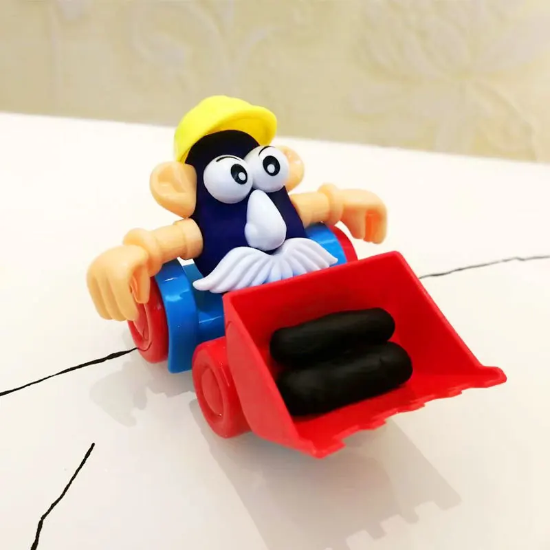 Douyin игрушка детский рюкзак Стрижка волос Парикмахерская цветная глина ультра-светильник глина Пластилин подарок