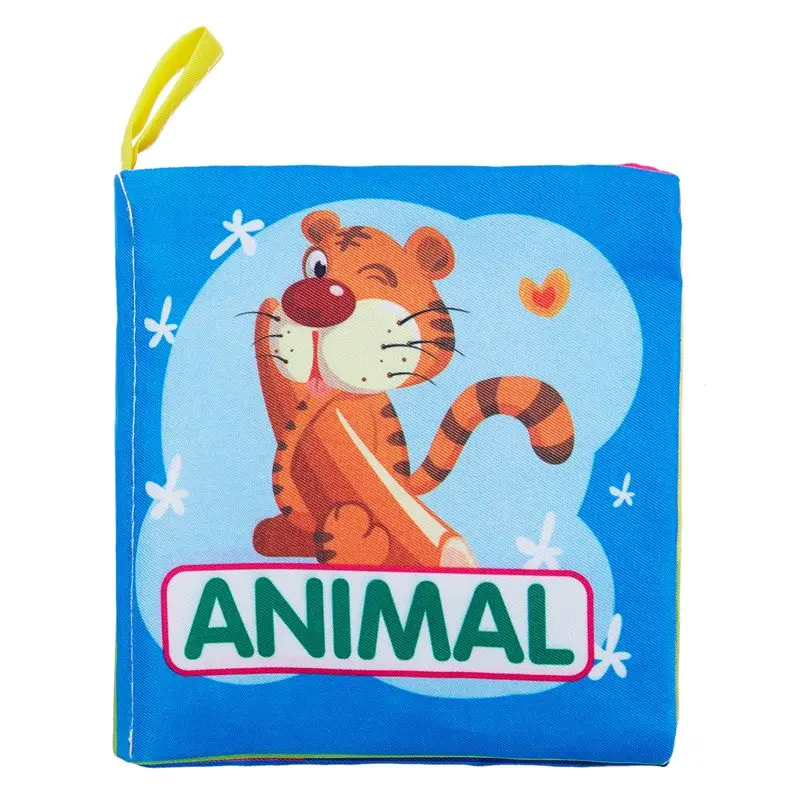 

Educational Play Kid Baby Cloth Book Developmental Boy Girl Toys Intelligence #8
