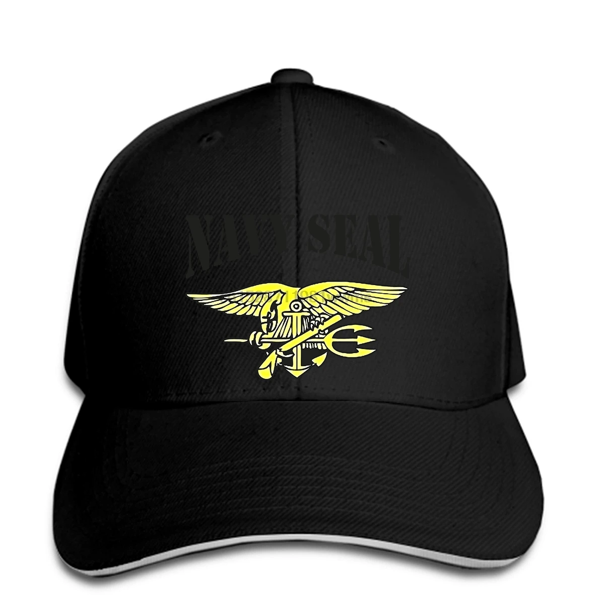 Темно-синяя бейсбольная кепка с принтом Seal The Only Easy Day Was Yesterday армейская зеленая Кепка snapback