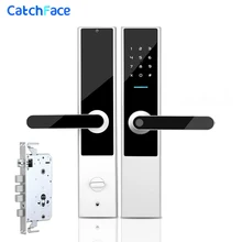 Biometric Fingerprint Door Lock Keyless Smart Lock RFID Card/password/Fingerprint Digital Lock Electronic Home Mortise Lock biometric electronic smart door lock fingerprint keyless code lock smart with 4 cards 2 mechanical keys for entry office home