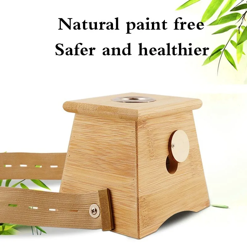 moxibustion massage Moxibustion Box Bamboo Moxa Roll Stick Holder Case Massager Body Device Tool Treatment Therapy For Arm Leg