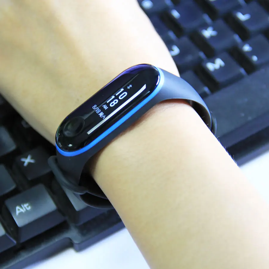 Силиконовый ремешок на запястье Miband 4 3 для Xiaomi Mi Band Аксессуары браслета сменный