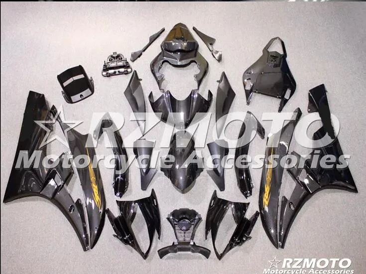 

Water Transfer Carbon Fiber New ABS Motorcycle Fairing For YAMAHA YZF-R6 2006 2007 ACE No.VV3