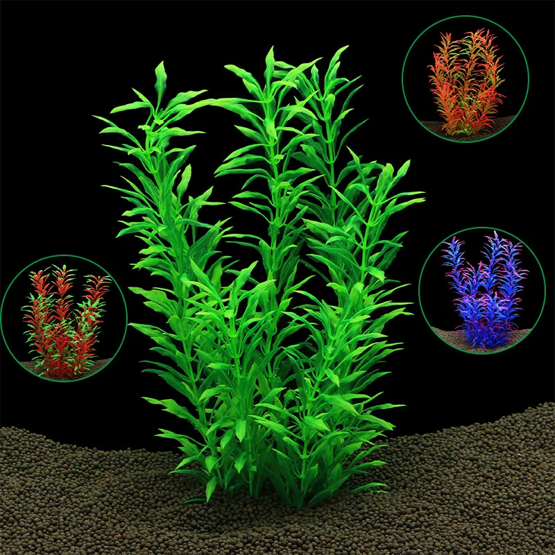 Aquarium Artificial Plants Fish Tank Decoration Water Grass Decor Home