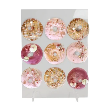 

Acrylic Reusable Acrylic Donuts Wedding Transparent Donuts Festival Party Supplies