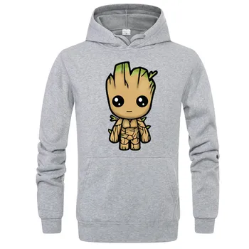 

Marvel Groot Hoodies Sweatshirt Men/Women New Fashion Hip Hop Hoodie Harajuku streetwear Casual Hoody 2019 Mens Pullover Jacket