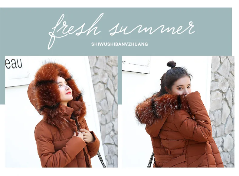 New Style Winter Coat Women's Thick Cotton-padded Jacket off Season Cotton Coat Winter Cotton-padded Clothes Long over-the