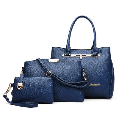 

WOMEN'S Fashion Handbag Spring And Summer 2019 Composite Bags Crocodile Pattern Crossbody Bag Handbag Three-piece Set Large Bag