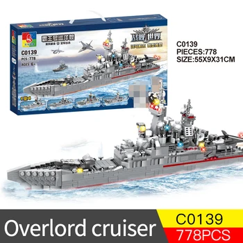 

2020 New Military Army Logoinglys Building Blocks with Big Ship Models Blocks Bricks for Children Toy Plastic Soldiers 5-7 Years
