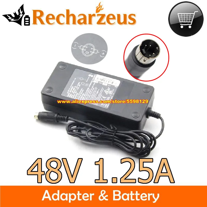 

Genuine Delta 48V 1.25A 60W AC Adapter ADP-48DR BL NU60-F480236-I1 Charger For CISCO SG110D-08HP SWITCH SG110-08DHP Power Supply