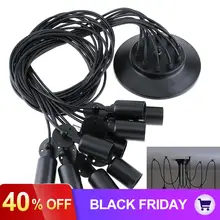 Винтажная 10 головок небесная Женская люстра мягкое освещение с 2 метровым кабелем для кухни, ресторана, декоративное приспособление, светильники