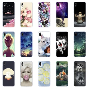 

silicone case for xiaomi redmi 7a cases full protection soft tpu back cover on redmi 7 a bumper hongmi 7a phone shell bag coque