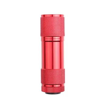 

Mini 9LED UV Flashlight Ultraviolet Rays Invisible Ink Marker Detection Torch Light for Check the Bill Money