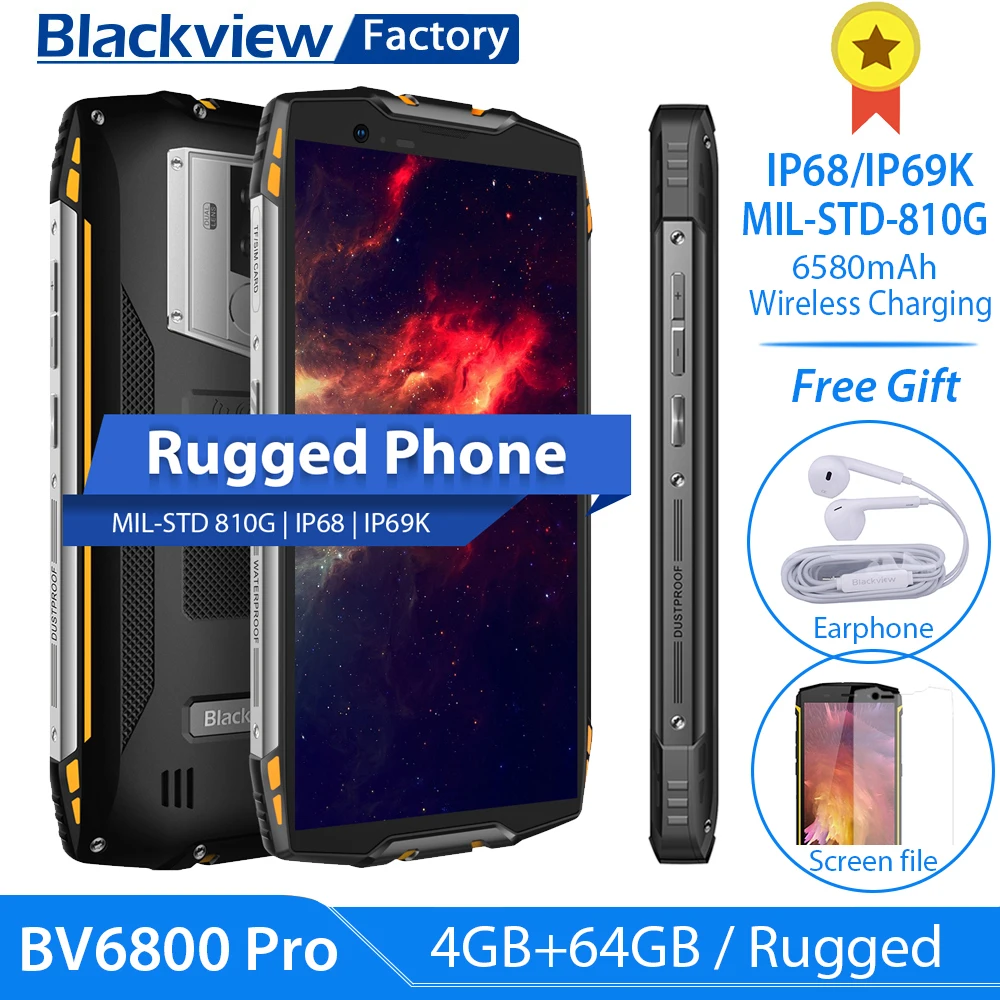 Смартфон Blackview BV6800 Pro 4+64 ГБ|Смартфоны| |