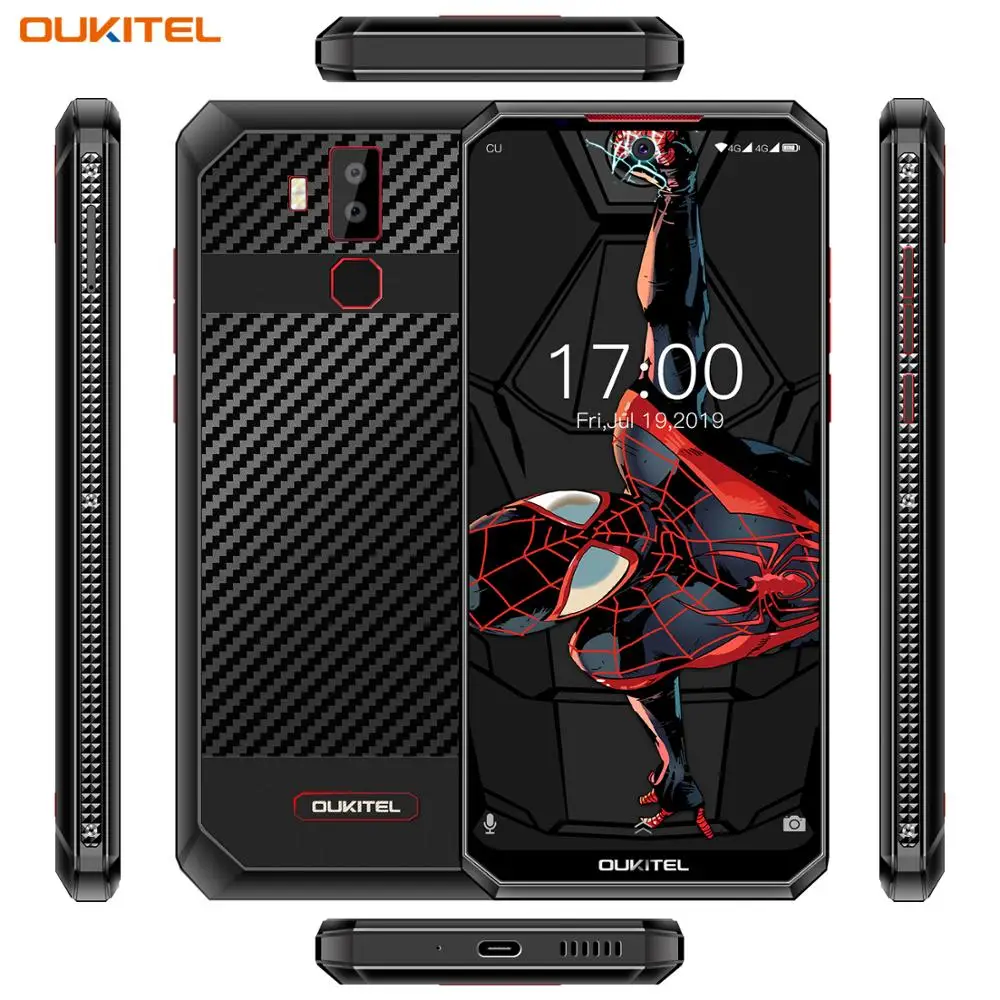 OUKITEL K13 Pro 11000mAh 6,4" 19,5: 9 Android 9,0 экран мобильного телефона MT6762 4G ram 64G rom 5 V/6A OTA NFC отпечатков пальцев Смартфон