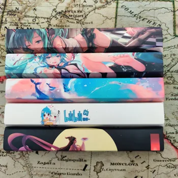 

1pc PBT five sides dye sublimation keycap mechanical keyboard 6.0X 6.25X 6.25U 6.5U spacebar space key cap for Razer Corsair