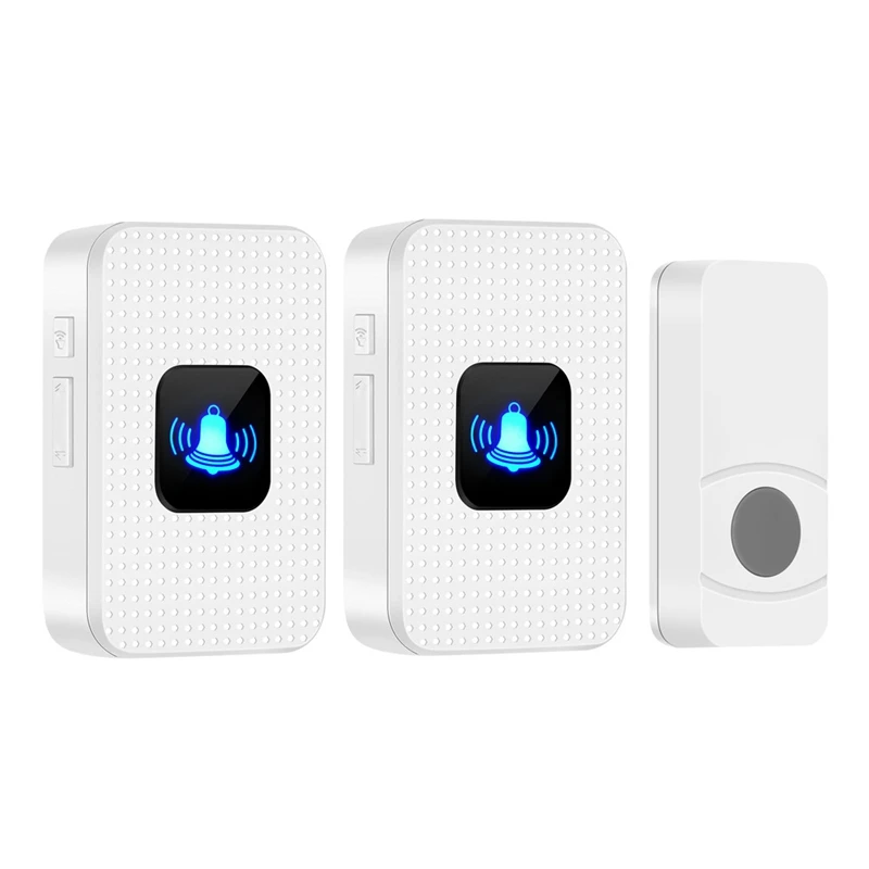 

FFYY-N628 Home Electronic Remote Control Music Wireless Mini Doorbell Long Distance One For Two Eu Plug
