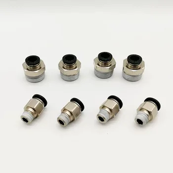 

2pcs Pneumatic Connector PC 6 8 10 12 Mm Male Direct-m5 1 / 8 1 / 4 3 / 8 1 / 2 Air Pipe Straight Connector pneumatic fittings
