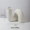 Nordic Style Ceramic Vase, Modern Art Flower Arrangement Pot Ornaments, Living Room Decor Desk Office, Interior Home Decoration 4