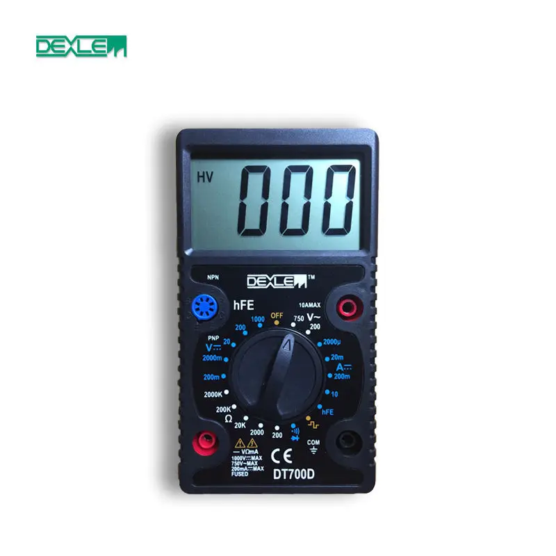 Электрический мультиметр электрический Dt-700d измерительный прибор цифровой дисплей мультиметр MORTIMA цифровой мультиметр