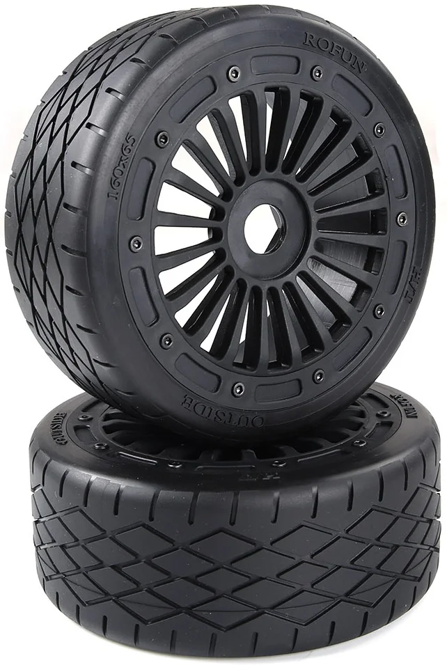 Вторая gernaration on road wheel для 1/5 Rovan Rofun F5 MCD XS 5 RC Truck 160*65 мм|Детали и аксессуары| |