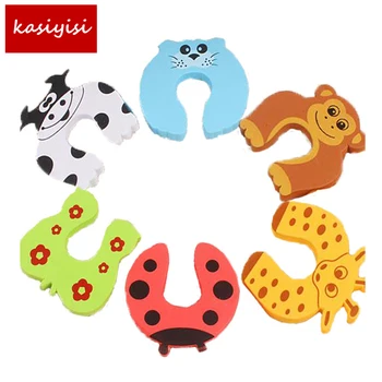 

10pcs Kids Baby Cartoon Animal Jammers Stop Edge & Corner Guards Door Stopper Holder Lock Safety Finger Protector