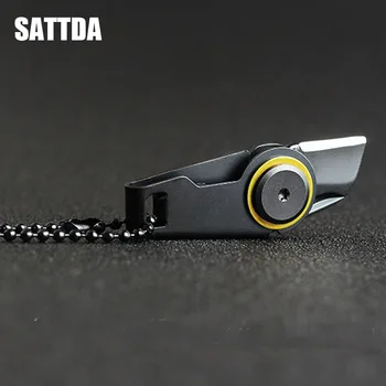 

Keychain Zip Blade Daily Carry Outdoor Pocket Utility Knife survival tool kit edc Colour key knife