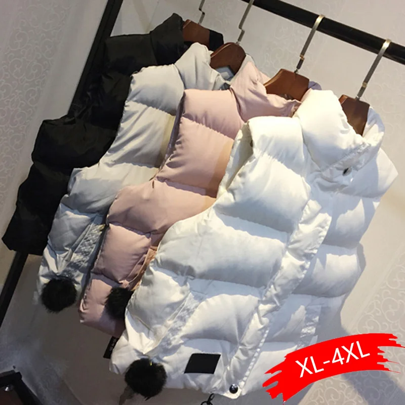 

Women Winter Vest Waistcoat 2019 Autumn Vest Female Casual Warm Vests Women's Sleeveless Jacket Coat
