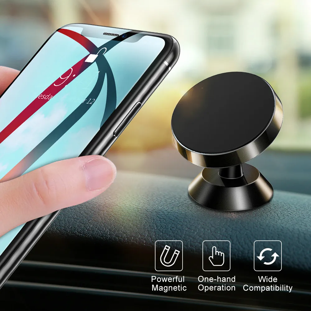 

Universal Magnetic Car Phone Holder Stand in Car For iPhone X Samsung Magnet Air Vent Mount Cell Mobile Phone Support GPS