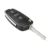 KEYYOU 3 Button Folding Remote Flip Car Key Case Shell Fob Для Audi A2 A3 A4 A6 A6L A8 Q7 TT Key Fob Case Замена
