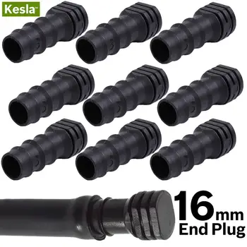 

KESLA 10PCS 16mm End Cap for Micro Irrigation 1/2'' PE Pipe Tubing Hose Micro Drip Fitting Garden Watering Connector Waterstop