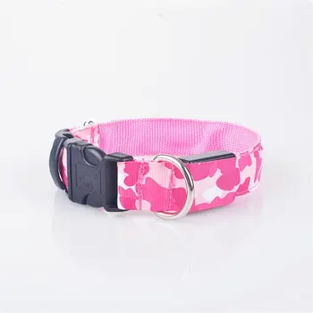 

Camouflage Design Night Safety Glowing LED Dog Collar Anti-Lost Light Collar For Dogs Puppies Night Cool Dog Supplies