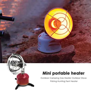 

Heater Gas Stove Durable 3.0-4.5KW Adjustable Silver Outdoor Hunting Fishing Mini Gas Heating Warmer Camping Tent Tent Warmer