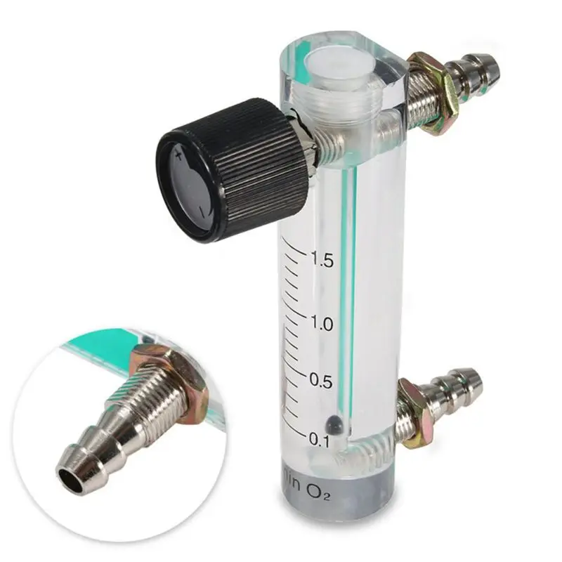 0-1.5LPM 1.5L Oxygen Flow Meter flow meter with Control for Oxygen Air Gas