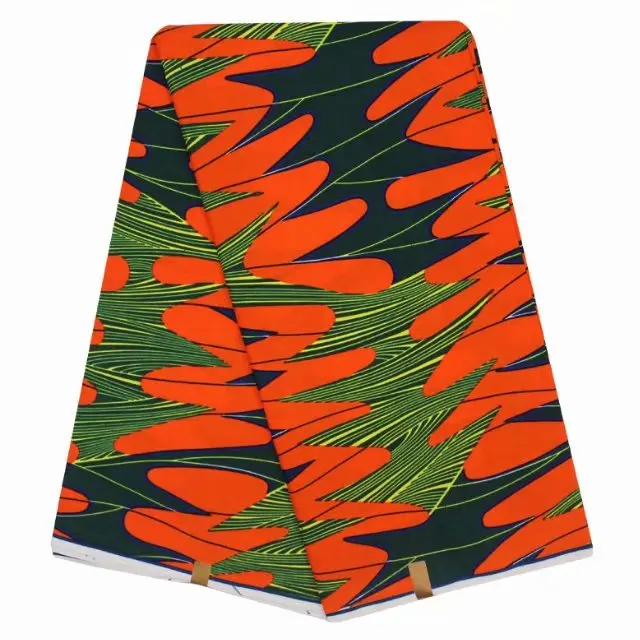 Африканская ткань с принтом воска Гана воск Анкара африканская Ткань 6 ярдов Хлопок Гана для свадьбы 92113