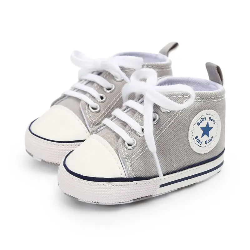 Обувь для малышей; обувь для новорожденных девочек и мальчиков с мягкой подошвой; обувь для малышей; кроссовки в полоску; спортивная обувь из искусственной кожи; повседневная обувь; 0-18 M - Цвет: Тёмно-синий