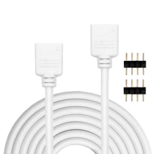Câble d'extension à 4 broches pour bande lumineuse RGB led, 1/2/5/10/30cm, pour SMD 5050/3528