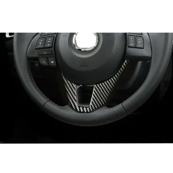 

Sticker Steering Wheel Trim Cover 1pcs Interior Steering Wheel For MAZDA 3 Axela 2014-2016