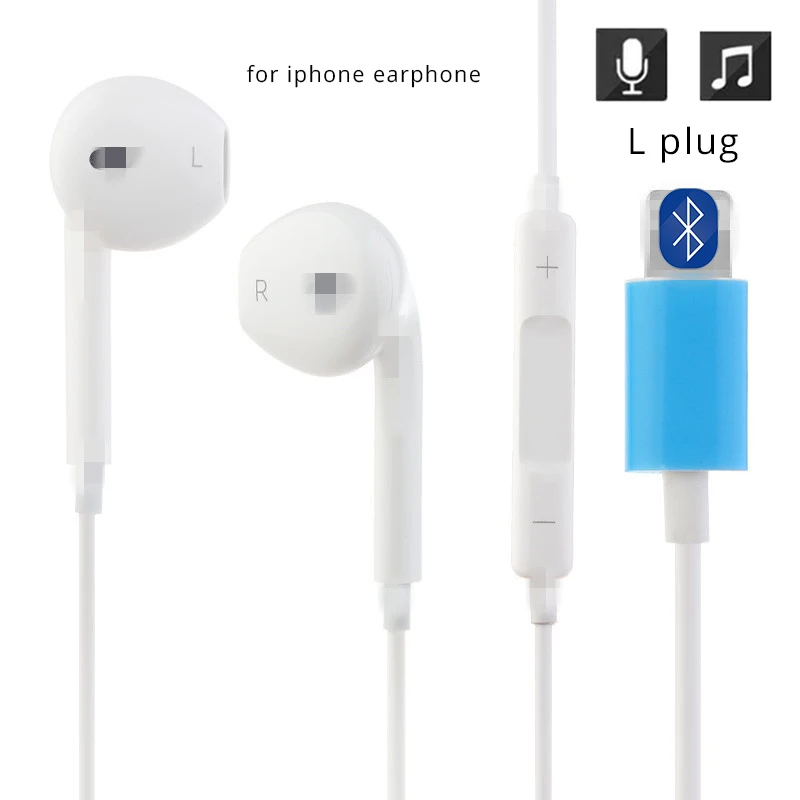 Проводные наушники для мобильного телефона 3,5 мм Аудио гарнитура объемный звук L аудио разъем наушники для iPhone 7 8 Plus X наушники - Цвет: L iphone