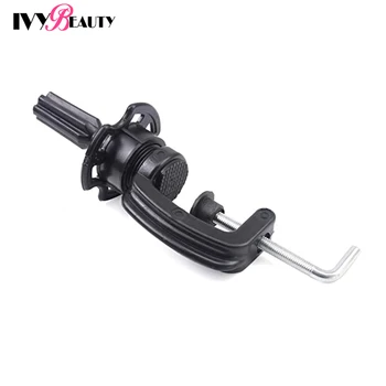 

New Holder Clamp Stand For Wig Head Cosmetology Mannequin Manikin Training Head Stand Adjustable Desktop Head Stand One Piece