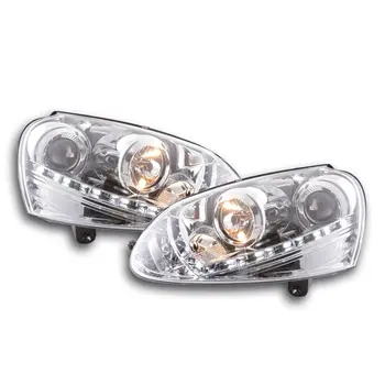 

FKFSVW13605faro Daylight daytime running lights for VW Golf 5 Type 1K year Constr. 03 '-08 Chrome