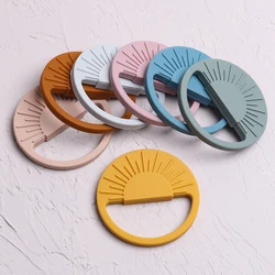 Baby Silicone Cartoon Teether infant Food Grade Baby Teething Necklace DIY Pacifier Clip Baby Products Gift