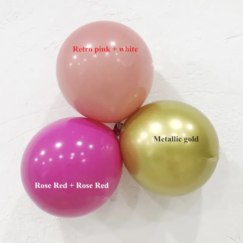 Kit de arco de Globos para cumpleaños de niñas, 100 piezas, rosa, rojo, 22  pulgadas, Disco, 4D, Globos de aluminio, decoración para despedida de  soltera, suministros para Baby Shower - AliExpress