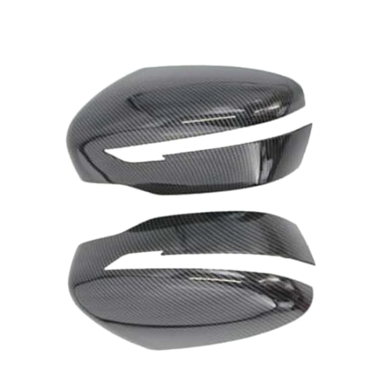 2 шт. Автомобильная крышка зеркала заднего вида из углеродного волокна для Nissan Rogue X-Trail