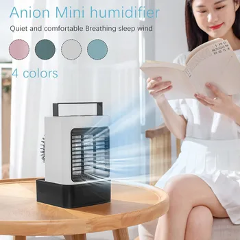 

Fan Negative Ion Fan Purification And Humidification Mini Air Cooler USB Powered Refrigerator Home Office Fan #YL5