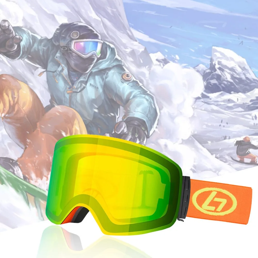 Men and women ski goggles double layers new cylindrical double anti-fog ski goggles vektor ܬ ݬج߬ լݬ ݬج߬ڬܬ 30S26 (21)