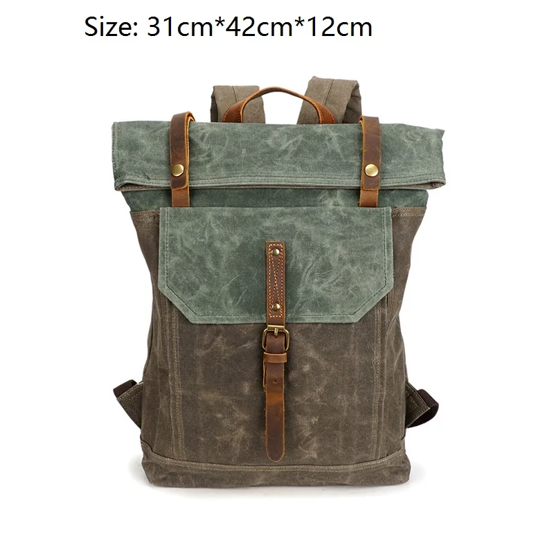 

New Type of Male Canvas Backpack in 2019 High Quality Male Canvas Backpack Retro Travel Canvas Backpack Male Waterproof Backpack