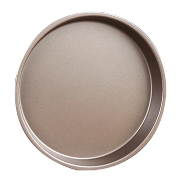 

8 Inch Carbon Steel Non-Stick Round Cake Pan Microwave Oven Baking Dishes Pans Pie Tray Baking Pizza Pan
