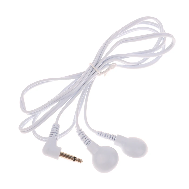 2,5/3,5 мм 4/2 кнопки Электротерапия электрод свинцовые провода кабель для Tens массажер соединительный кабель массаж и релаксация